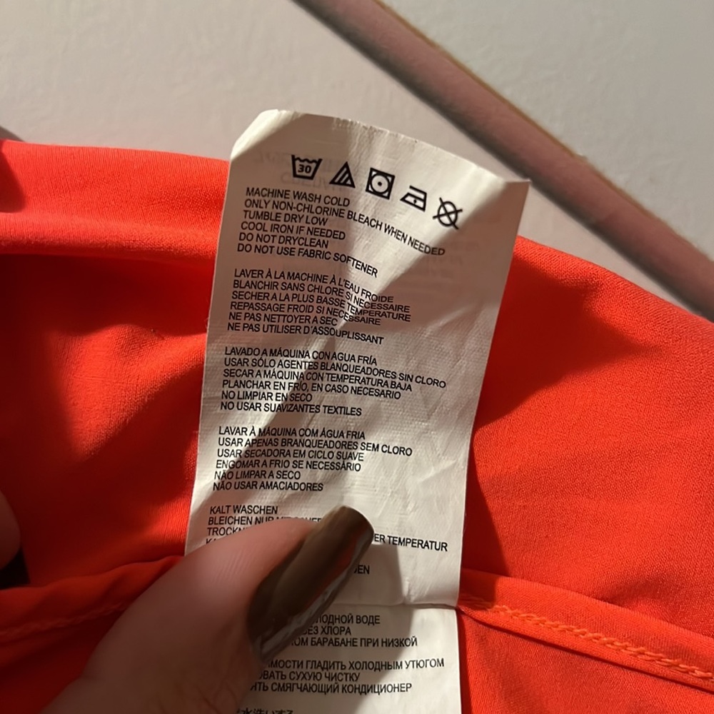 New Balance Neon Orange Reflective Running Jacket Women’s Large - Picture 3 of 5